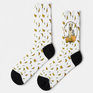 Fall Wheaten Terrier (wheaten 1b2) Pumpkins Cute Socks
