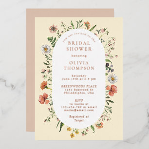 Fall Whimsical Wildflower Arch Bridal Shower