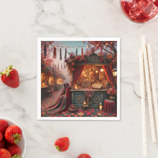 Fall Whimsigoth Enchanted Fayre Découpage Napkin