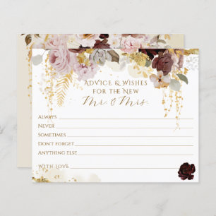 Fall Wildflower Gold Floral Bridal Shower