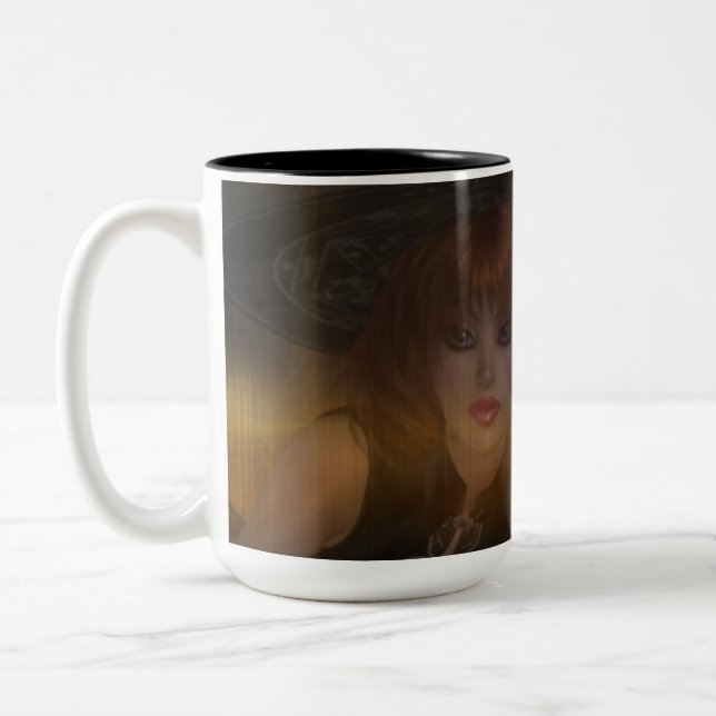 Fall Witch Design 2 Mug (Left)