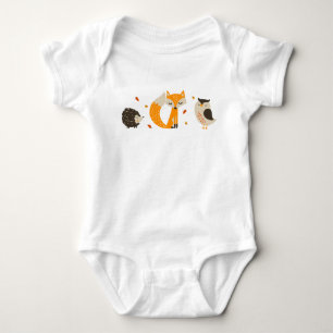Fall Woodland Animal Bodysuit