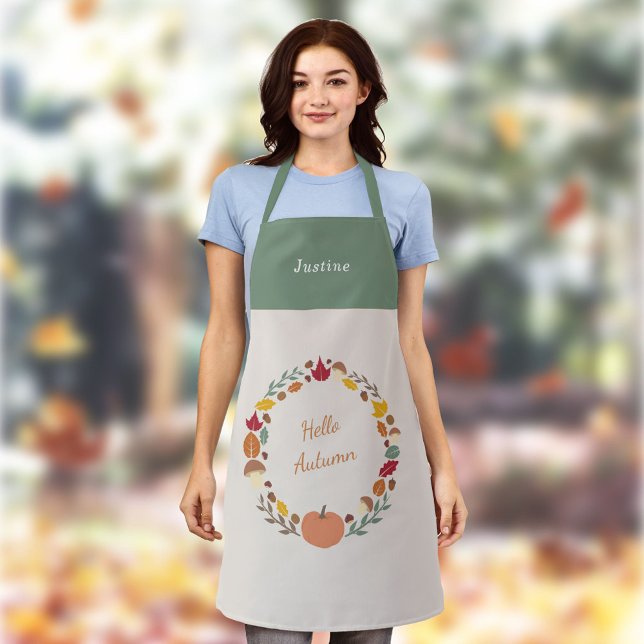 Fall Wreath Apron (Fall Wreath Apron)