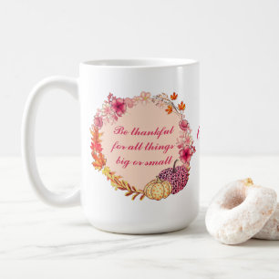 Fall Wreath Quote Coffee Mug