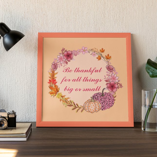 Fall Wreath Quote Poster (Creator Uploaded)