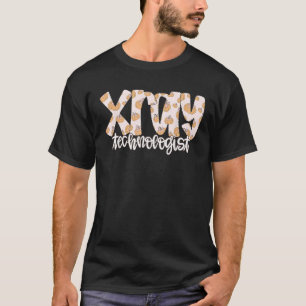 Fall Xray Technologist Pumpkin Coquette Bow Radiol T-Shirt