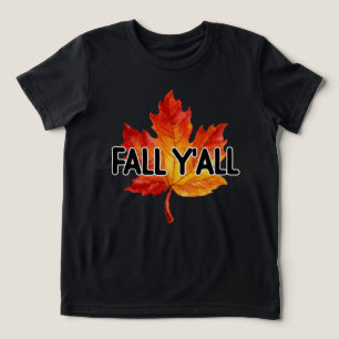 Fall Y'all Autumn Season Tri-Blend Shirt