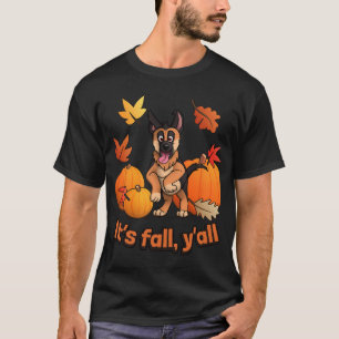 Fall Yall German Shepherd Puppy  T-Shirt