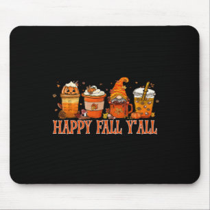 Fall Y'all Gnome Halloween Mouse Mat