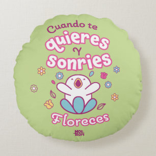 Fallback Cab When You Want It and You Smile Round Cushion