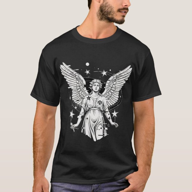 Fallen Angel – Dark Urban Graphic Tee (Front)