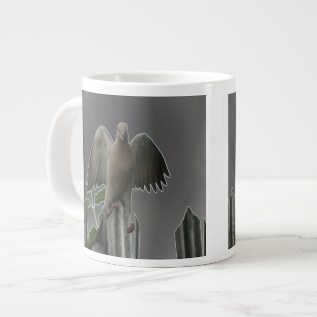 Fallen Angel Dove Mug (Front Left)
