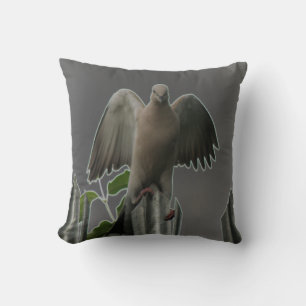 Fallen Angel Dove Pillow