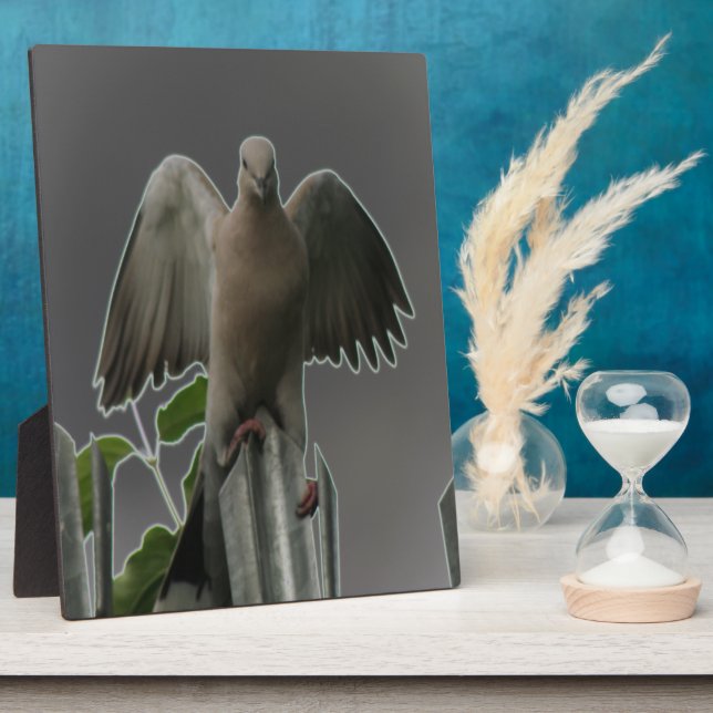 Fallen Angel Dove Plaque (Side)