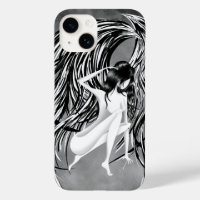 Fallen Angel Grey Monochrome