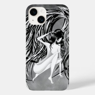 Fallen Angel Grey Monochrome  Case-Mate iPhone 14 Case