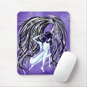 Fallen Angel Midnight Blue Mouse Mat