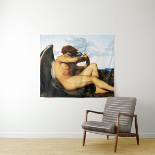 Fallen Angel painting by Alexandre Cabanel Tapestry