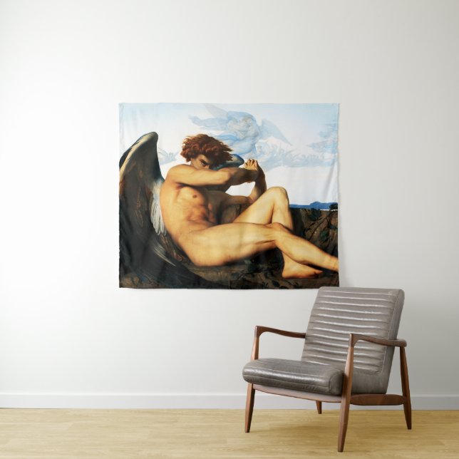 Fallen Angel painting by Alexandre Cabanel  Tapestry (In Situ (Horizontal))