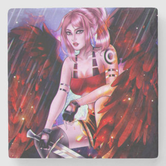 Fallen Angel Stone Coaster