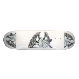 Fallen Angel Yoga Pose Art Skateboard