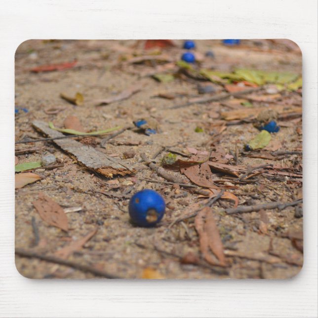 Fallen Blueberries Mouse Mat (Front)