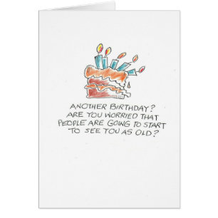 Fallen cake worried old