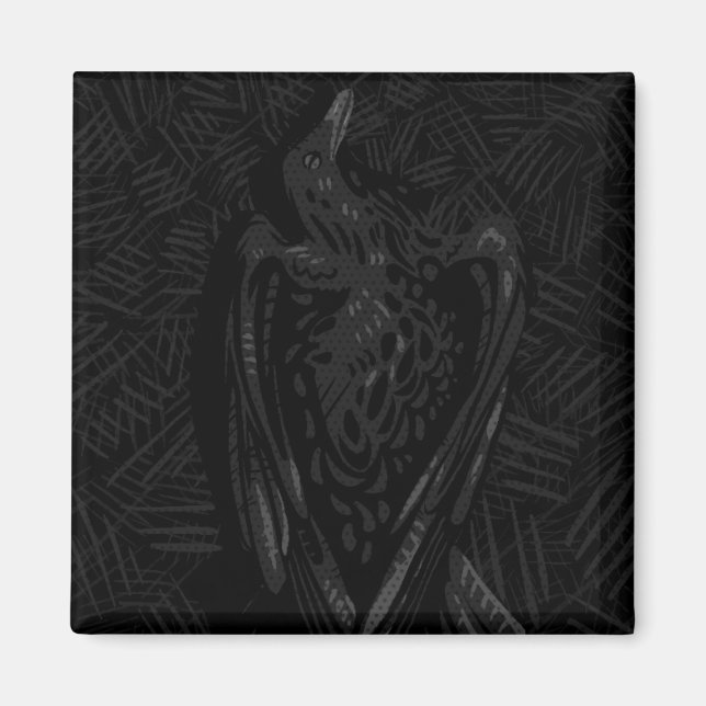 Fallen Crow Magnet (Front)