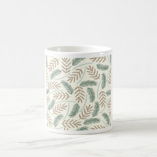 Fallen Fern Pattern Coffee Mug