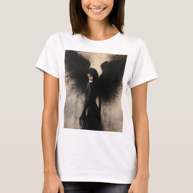 Fallen Grace – The Beauty of a Broken Wing T-Shirt (Front)