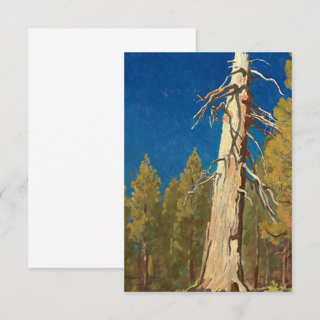 Fallen Leaf by Maynard Dixon Thank You Card (Front/Back)