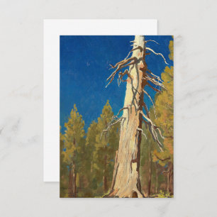 Fallen Leaf by Maynard Dixon Thank You Card