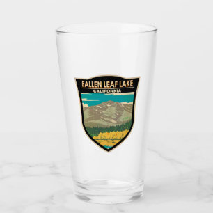 Fallen Leaf Lake California Vintage Glass