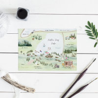 Fallen Leaf Lake | Wedding Map Itinerary