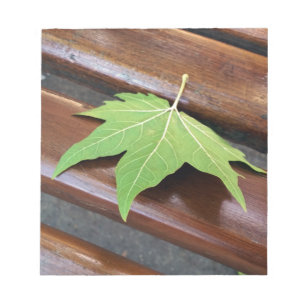 fallen leaf notepad