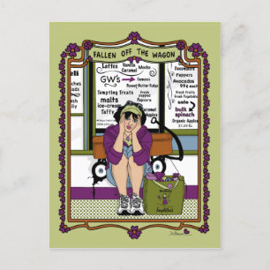 Fallen Off The Wagon_A_ Postcard