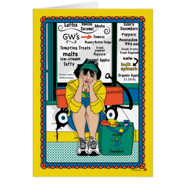 Fallen Off The Wagon_B_Greeting Card (Front)