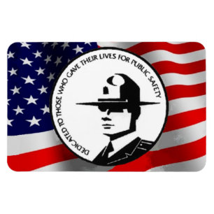 FALLEN POLICE OFFICERS MAGNET