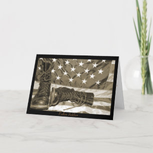Fallen Soldier Thank You Card