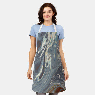 Fallen Waves Art Best modern abstract painting Apron