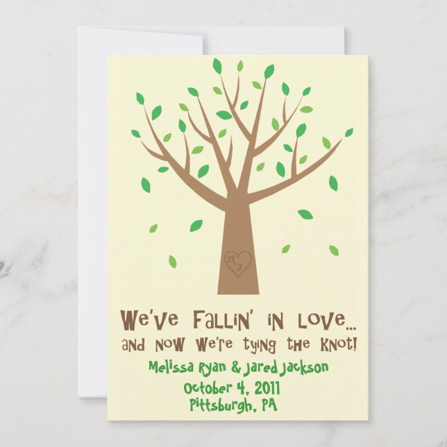 Fallin' In Love Save the Date (Front)