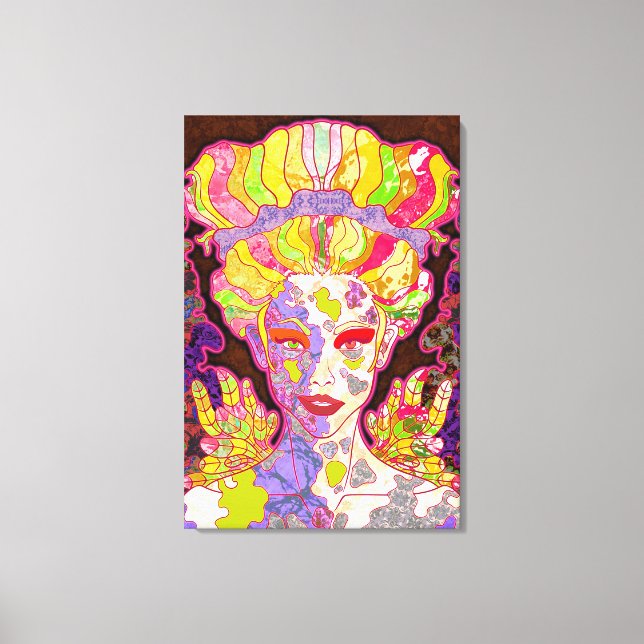 Falling Angel Canvas Print (Front)