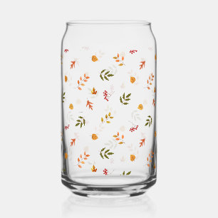 Falling Autumn Leaves Can Glass