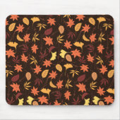 Falling Autumn Leaves Mouse Mat (Front)