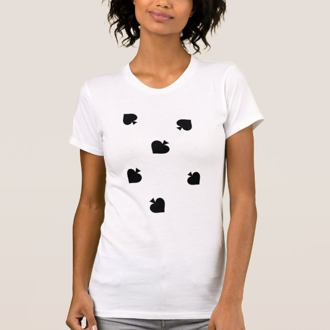 Falling black spades Thunder_Cove T-Shirt (Front)