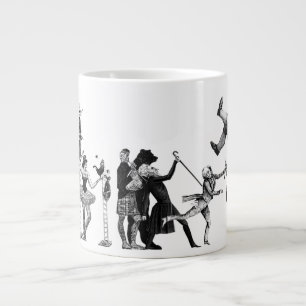 Falling Circus Large Coffee Mug