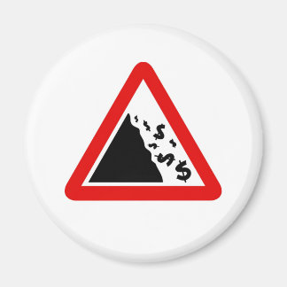 Falling Dollar Sign Magnet