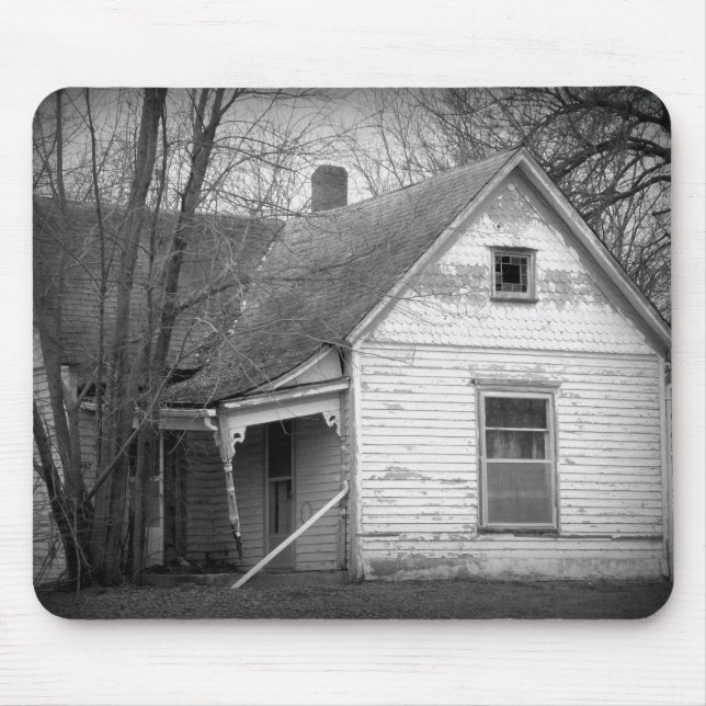 Falling Down, Abandoned House Mouse Mat (Front)