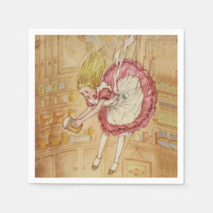 Falling Down the Rabbit Hole Napkin