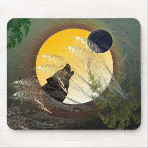 Falling Feathers Mouse Mat